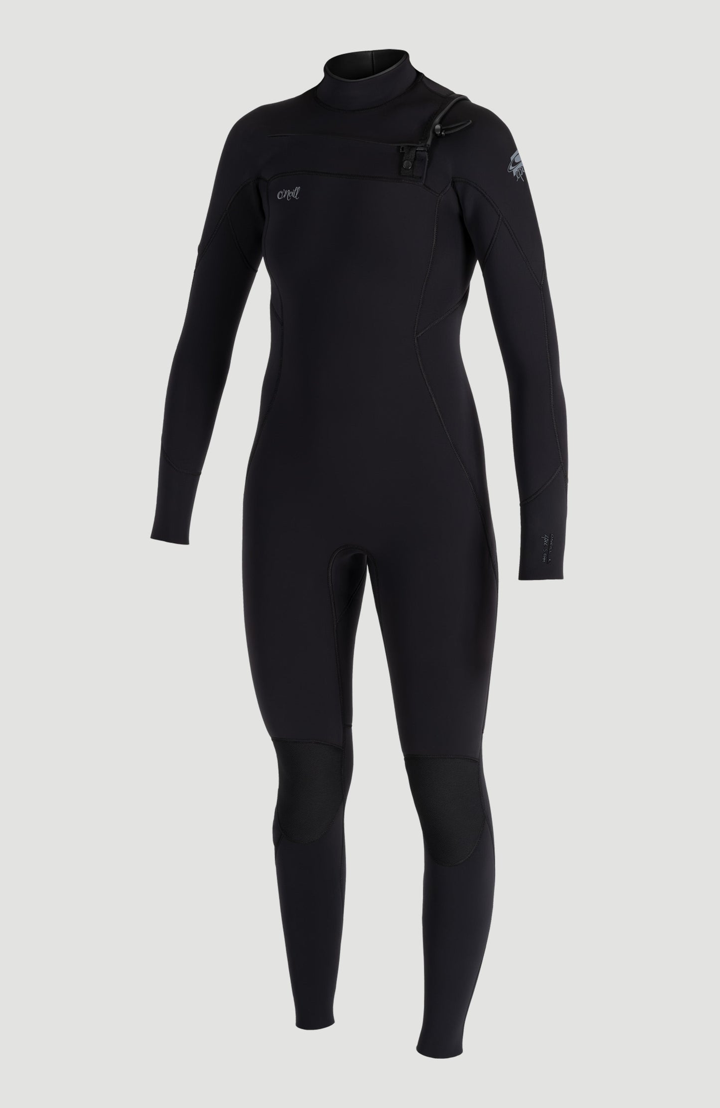 Epic 5/4mm Chest Zip Full Wetsuit Women - A05 BLK/BLK/BLK