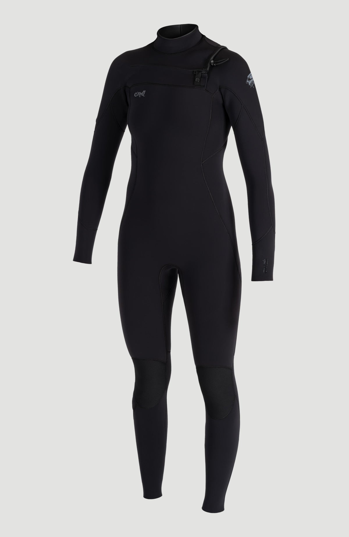 Epic 5/4mm Chest Zip Full Wetsuit Women - A05 BLK/BLK/BLK