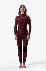 Hyperfreak Fire 5/4mm Chest Zip Full Wetsuit Women|Wetsuits - NAVY/SHADE