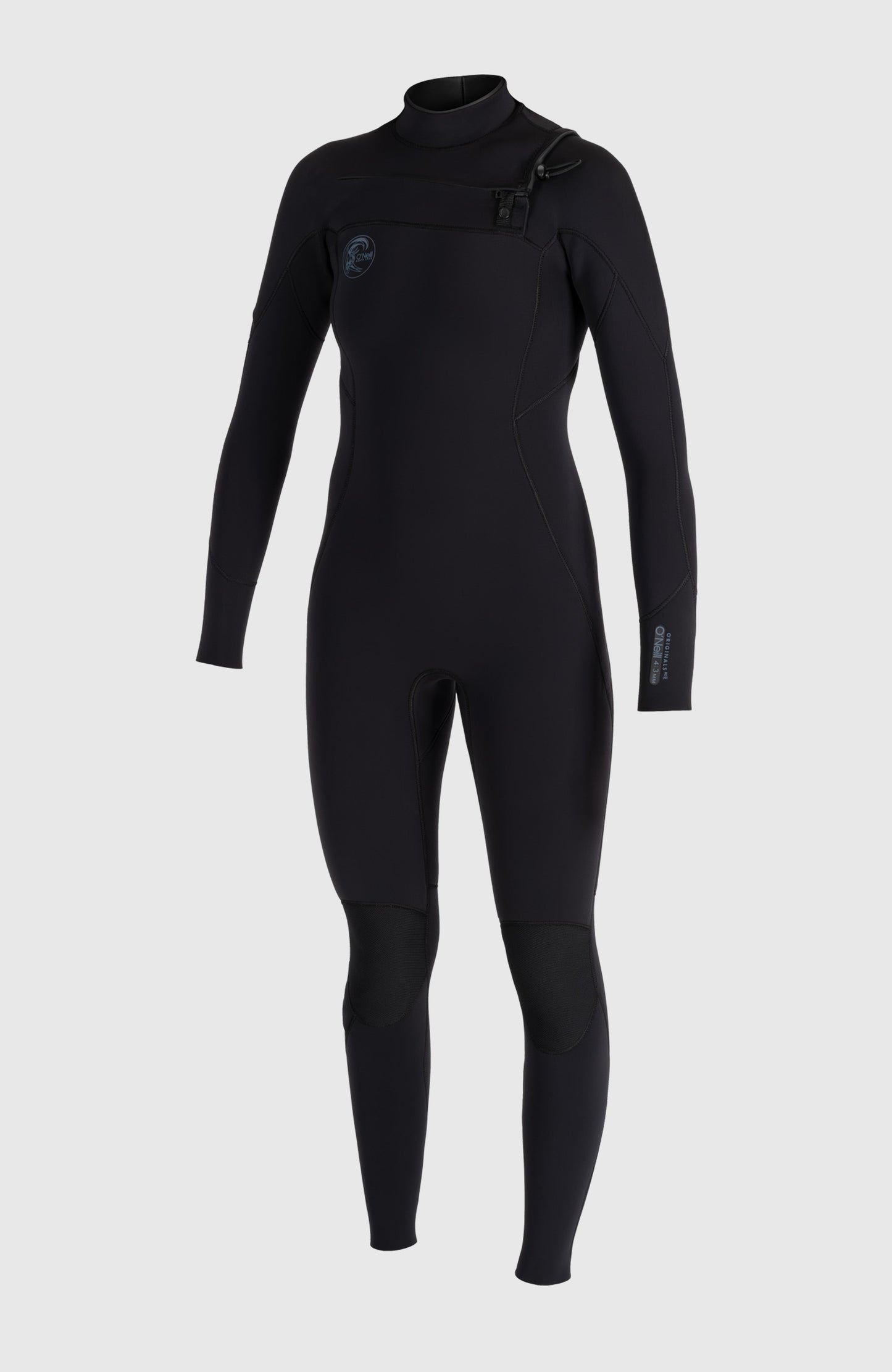 O'Riginals RG8 4/3mm Chest Zip Full Wetsuit Women - A05 BLK/BLK/BLK