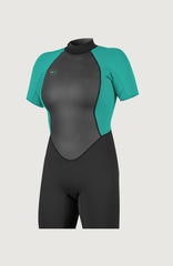 O'Neill Reactor-2 2mm Back Zip Shortsleeve Spring Wetsuit Women – O'Neill Women|Wetsuits - BLK/LTAQUA