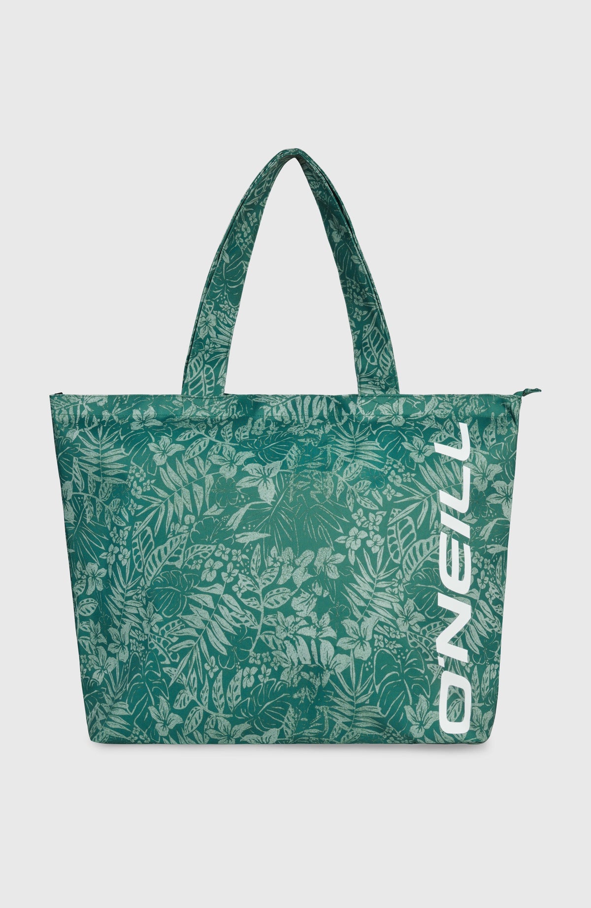 Coastal Print Tote Bag Women - Green Island Sky