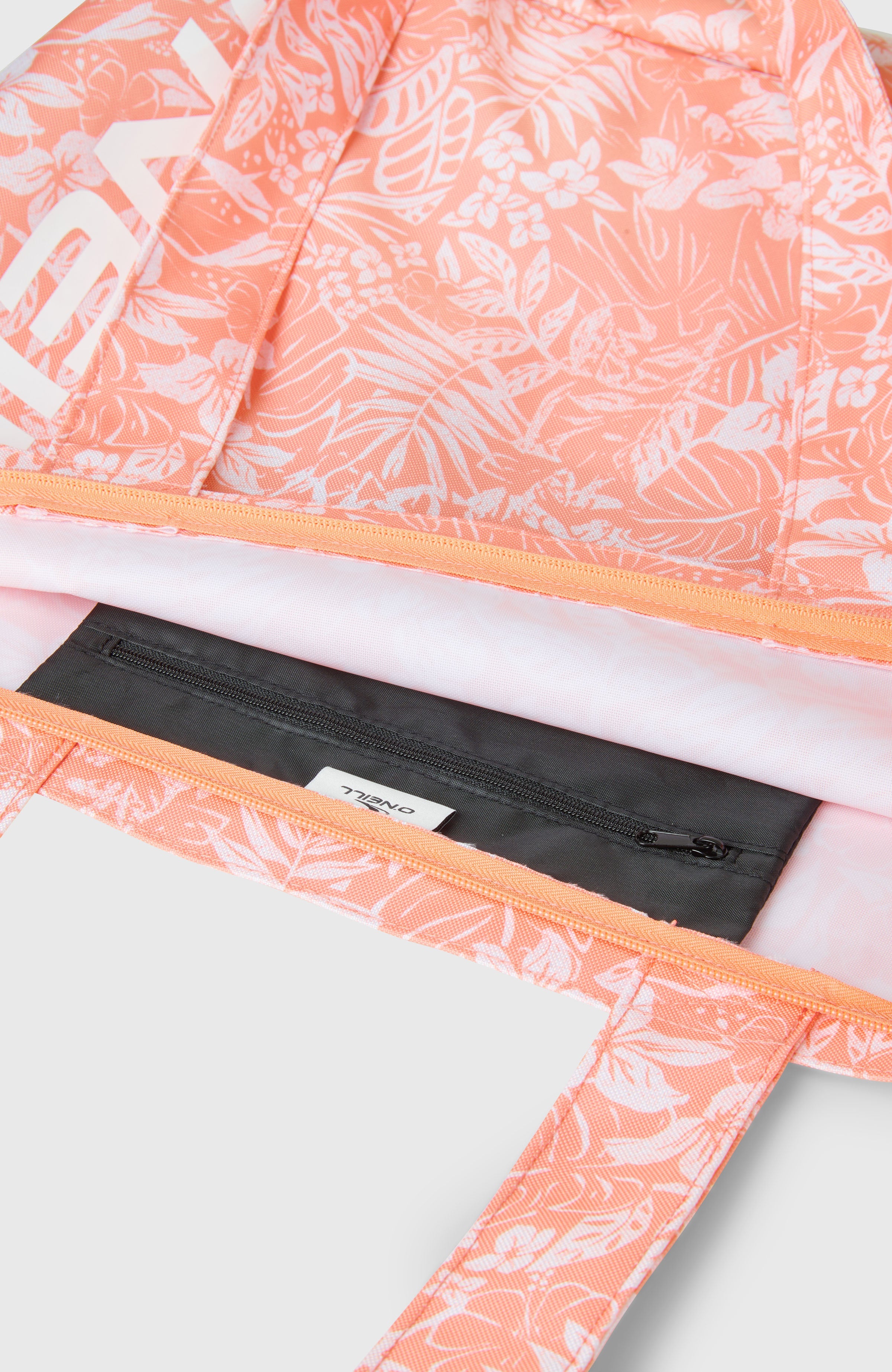 Coastal Print Tote Bag Women - Peach Island Sky