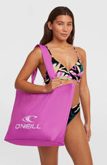 Coastal Tote Bag Women - Electric Fuschia
