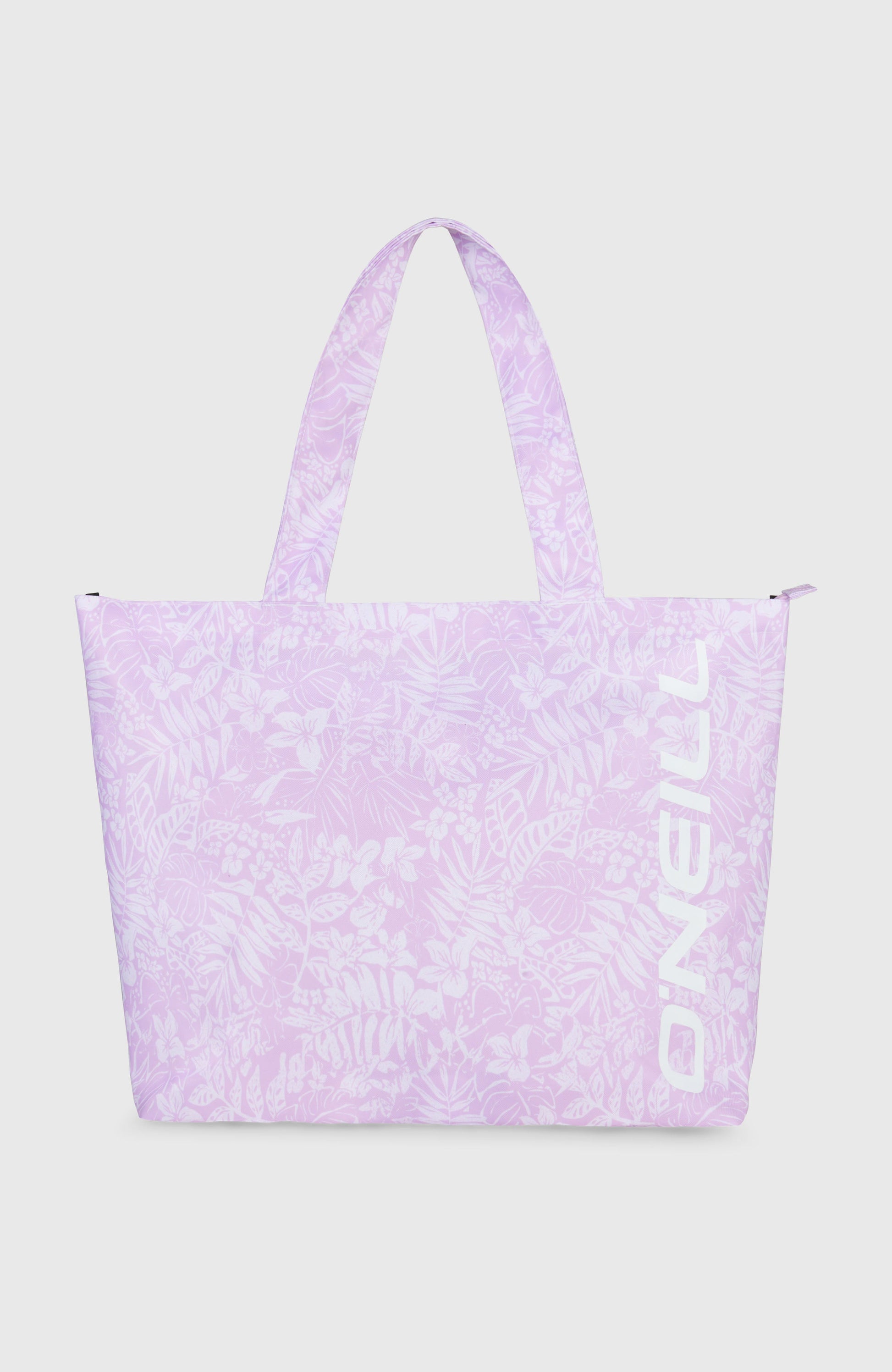 Coastal Print Tote Bag Women - Purple Island Sky