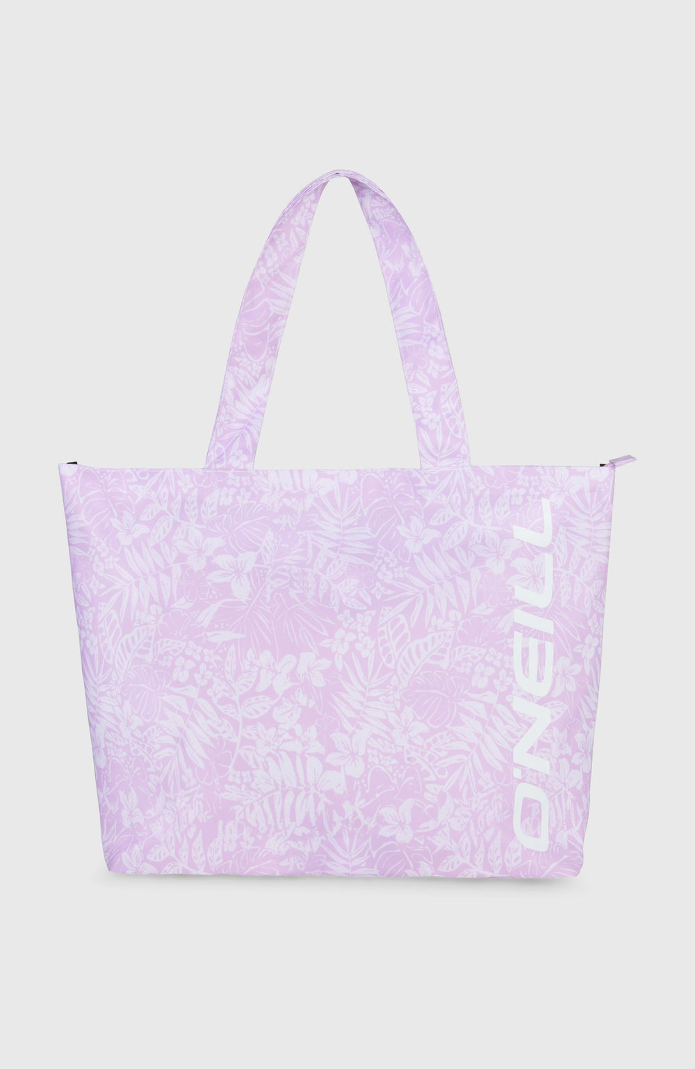 Coastal Print Tote Bag Women - Purple Island Sky
