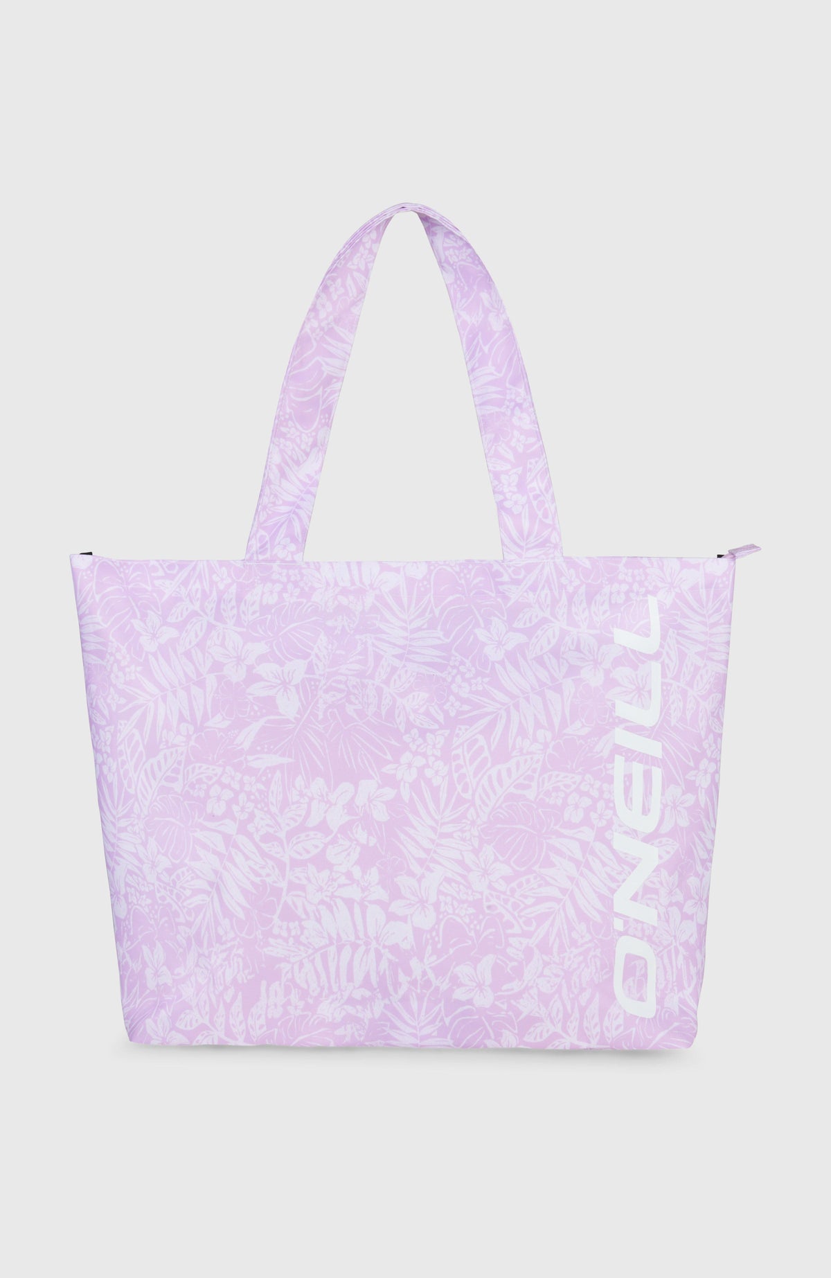 Coastal Print Tote Bag Women - Purple Island Sky