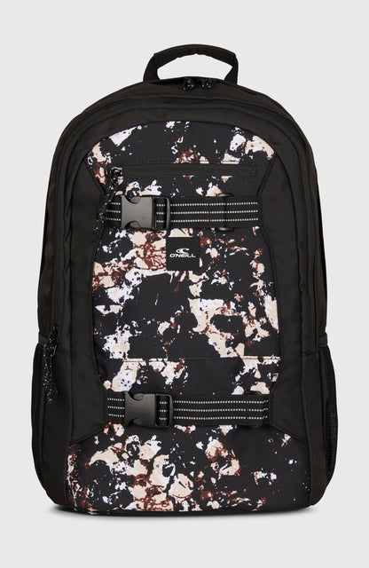 Boarder Backpack Women|Men - Black/Beige Quarry