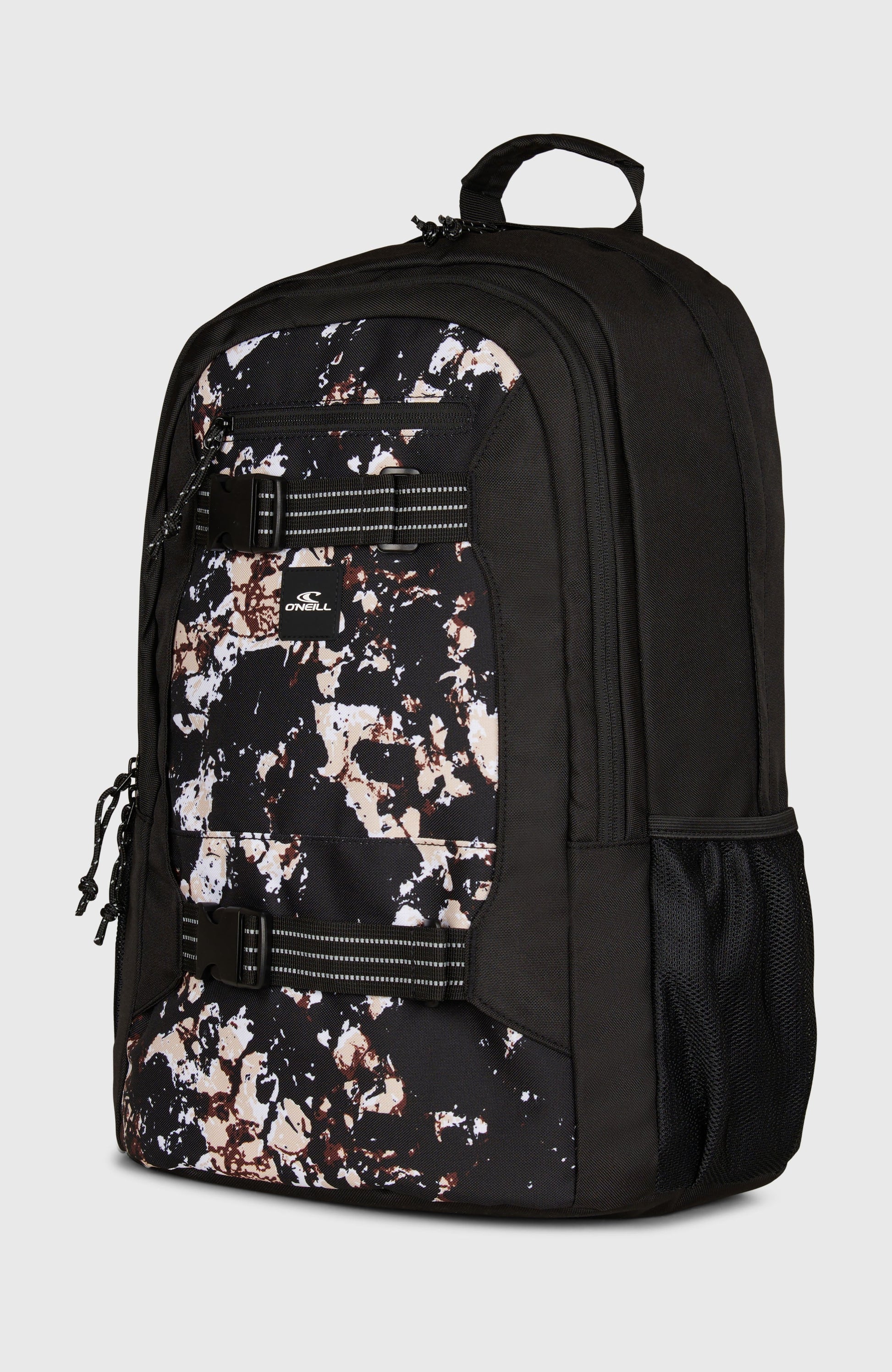 Boarder Backpack Women|Men - Black/Beige Quarry