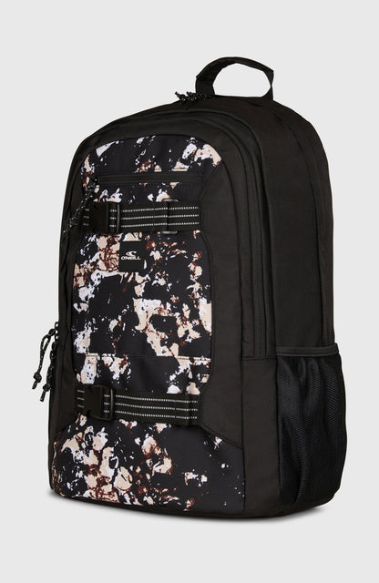 Boarder Backpack Women|Men - Black/Beige Quarry