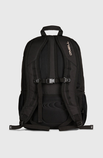 Boarder Backpack Women|Men - Black/Beige Quarry