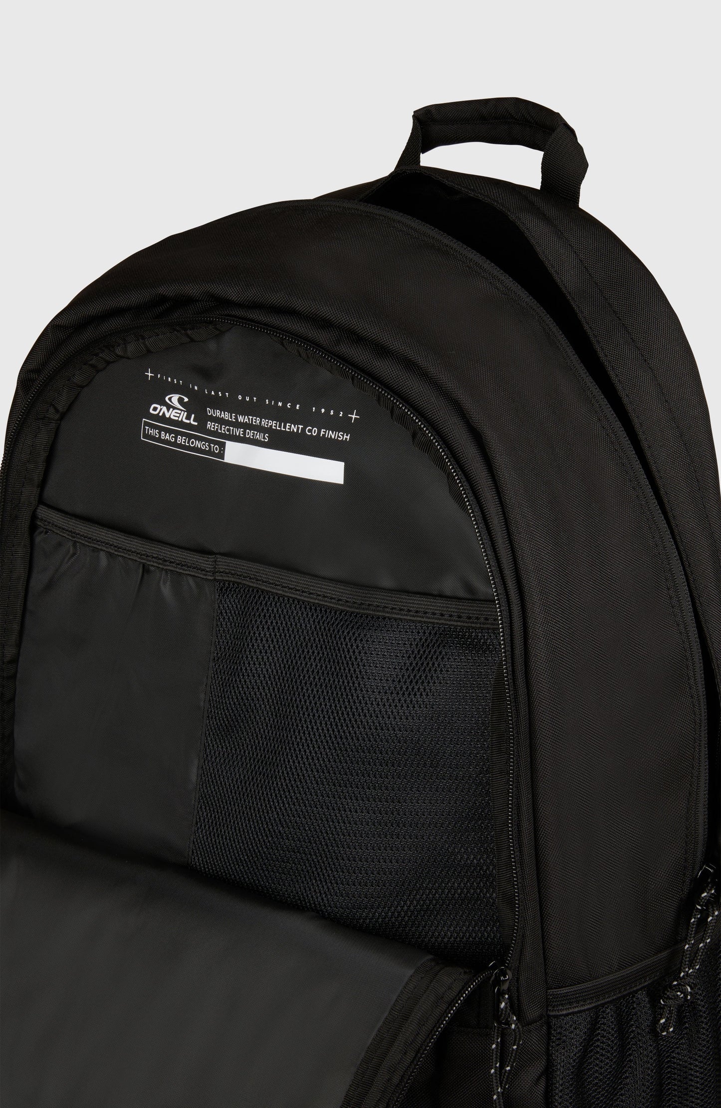 Boarder Backpack Women|Men - Black/Beige Quarry