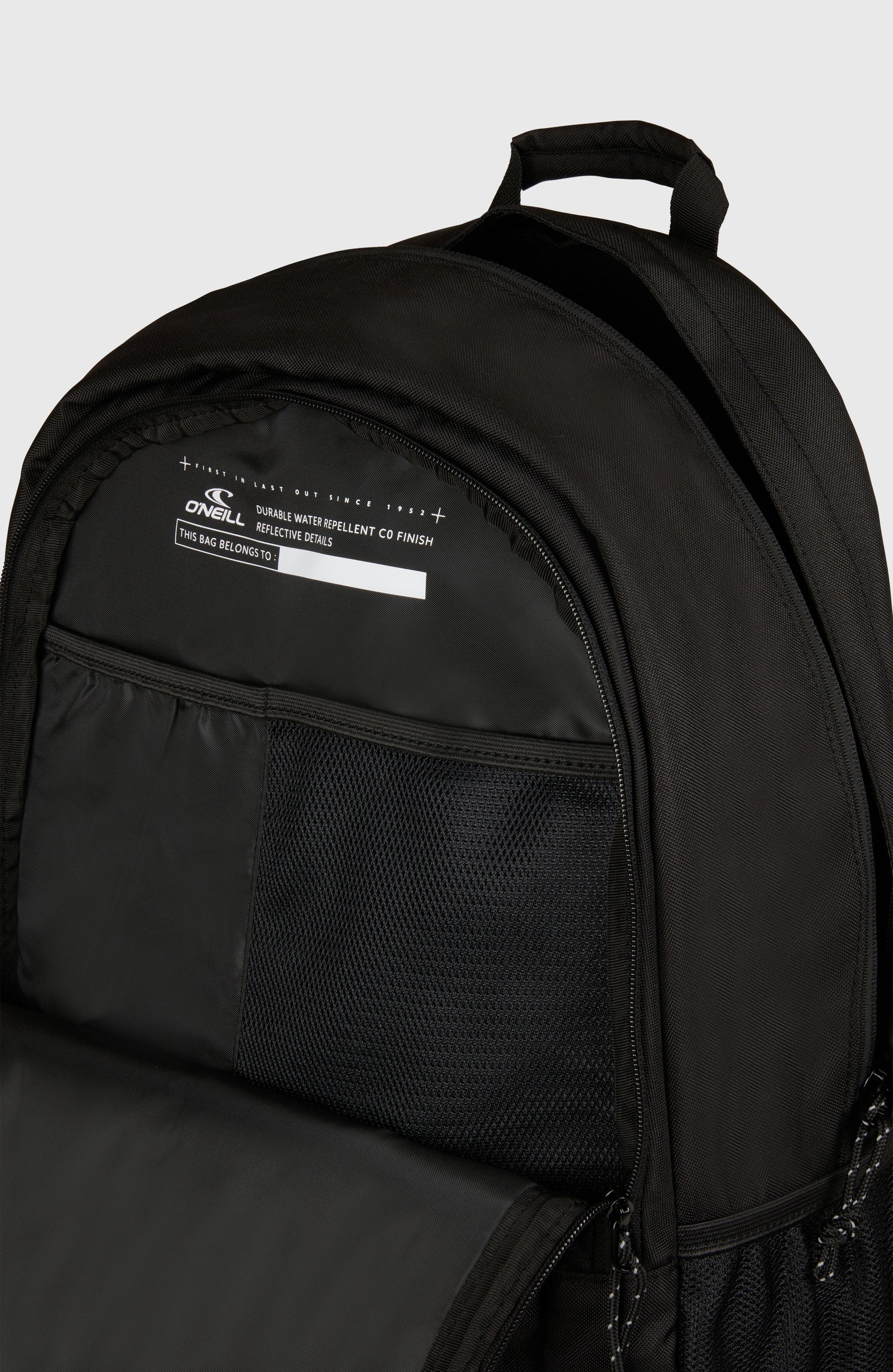 Boarder Backpack Women|Men - Black/Beige Quarry