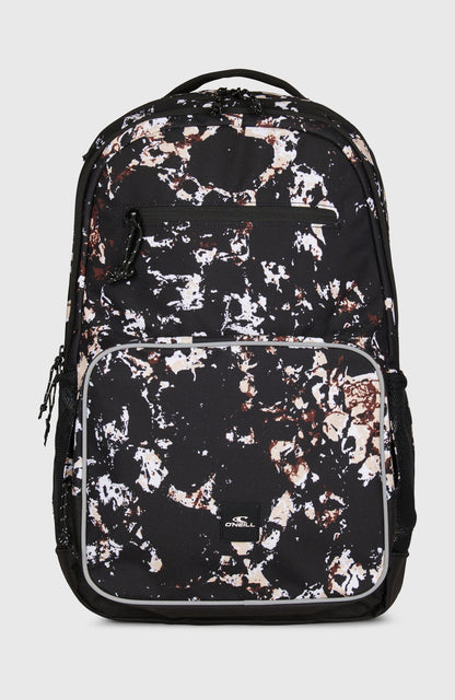 President Backpack Women|Men - Black/Beige Quarry