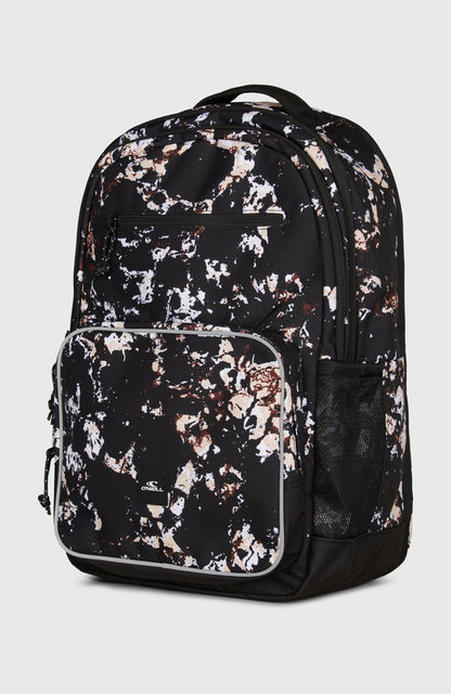 President Backpack Women|Men - Black/Beige Quarry