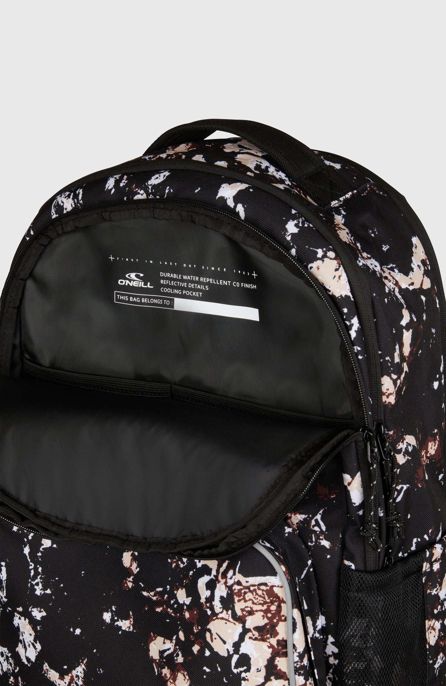 President Backpack Women|Men - Black/Beige Quarry