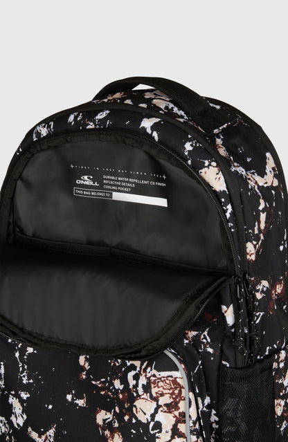 President Backpack Women|Men - Black/Beige Quarry