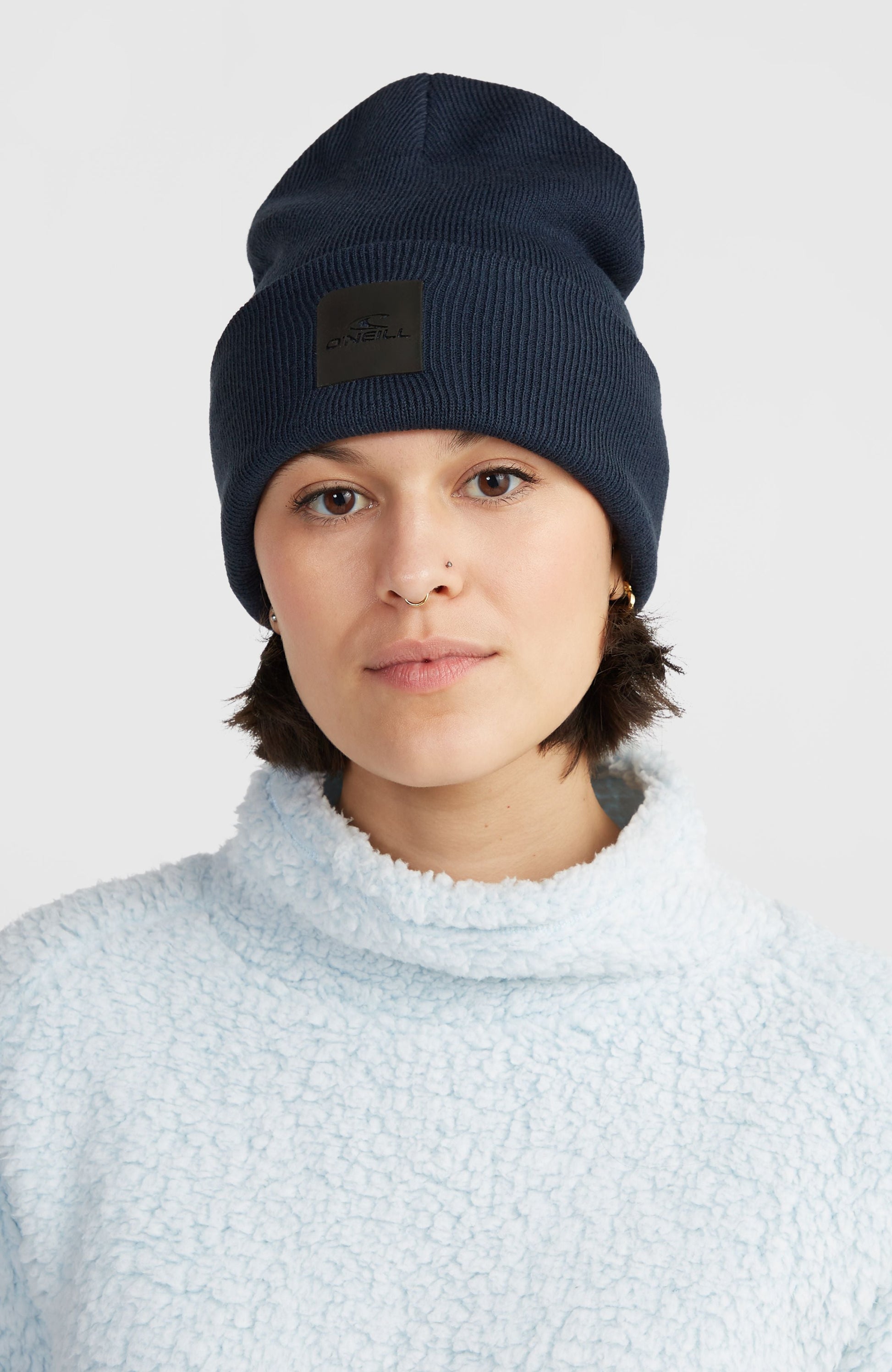 Cube Beanie Women|Men - Ink Blue -A