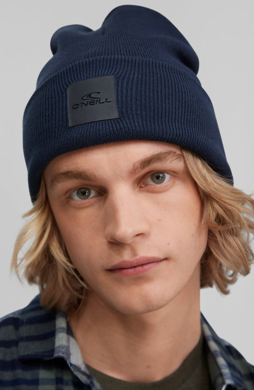 Cube Beanie Women|Men - Ink Blue -A