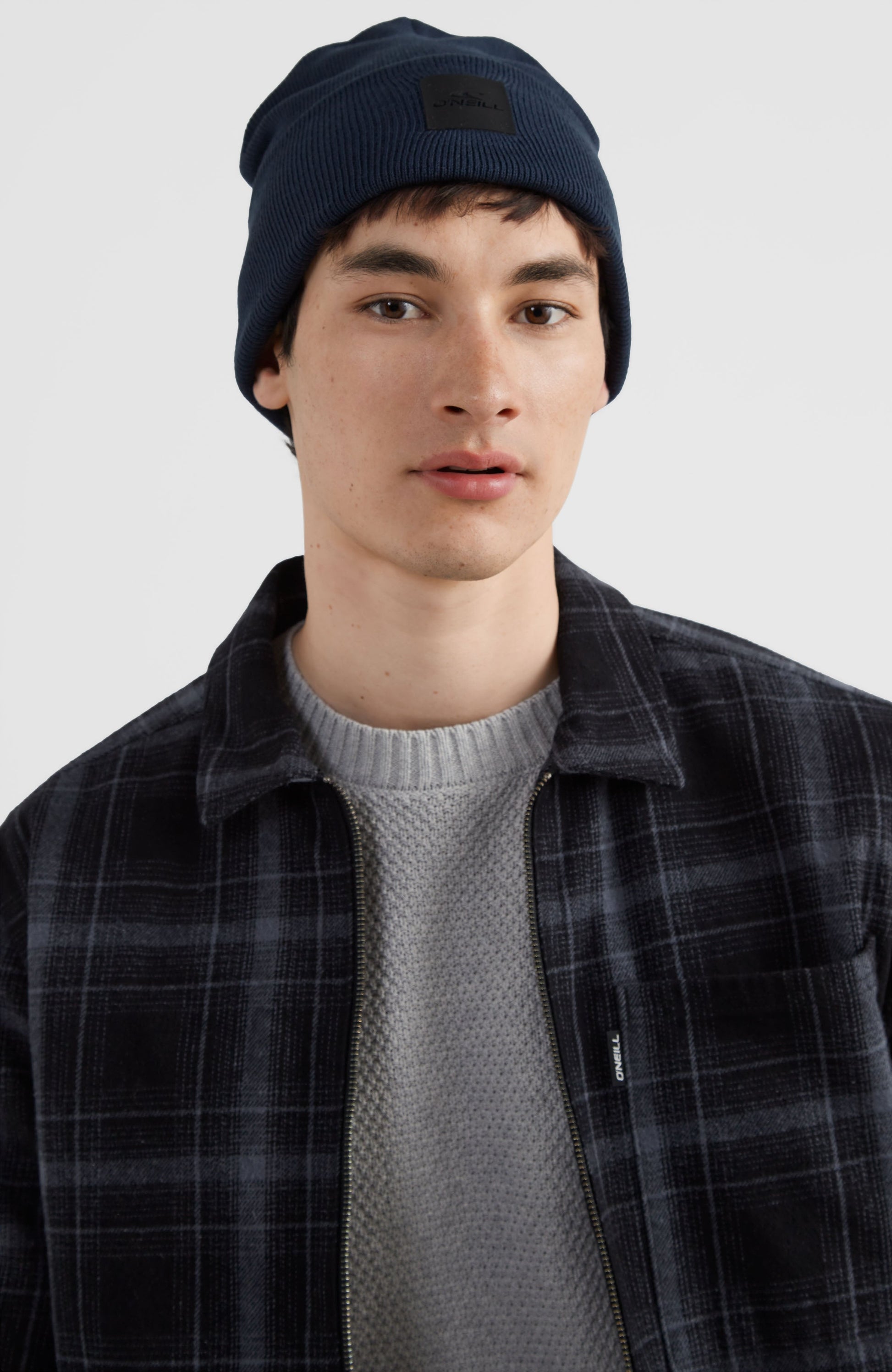 Cube Beanie Women|Men - Ink Blue -A