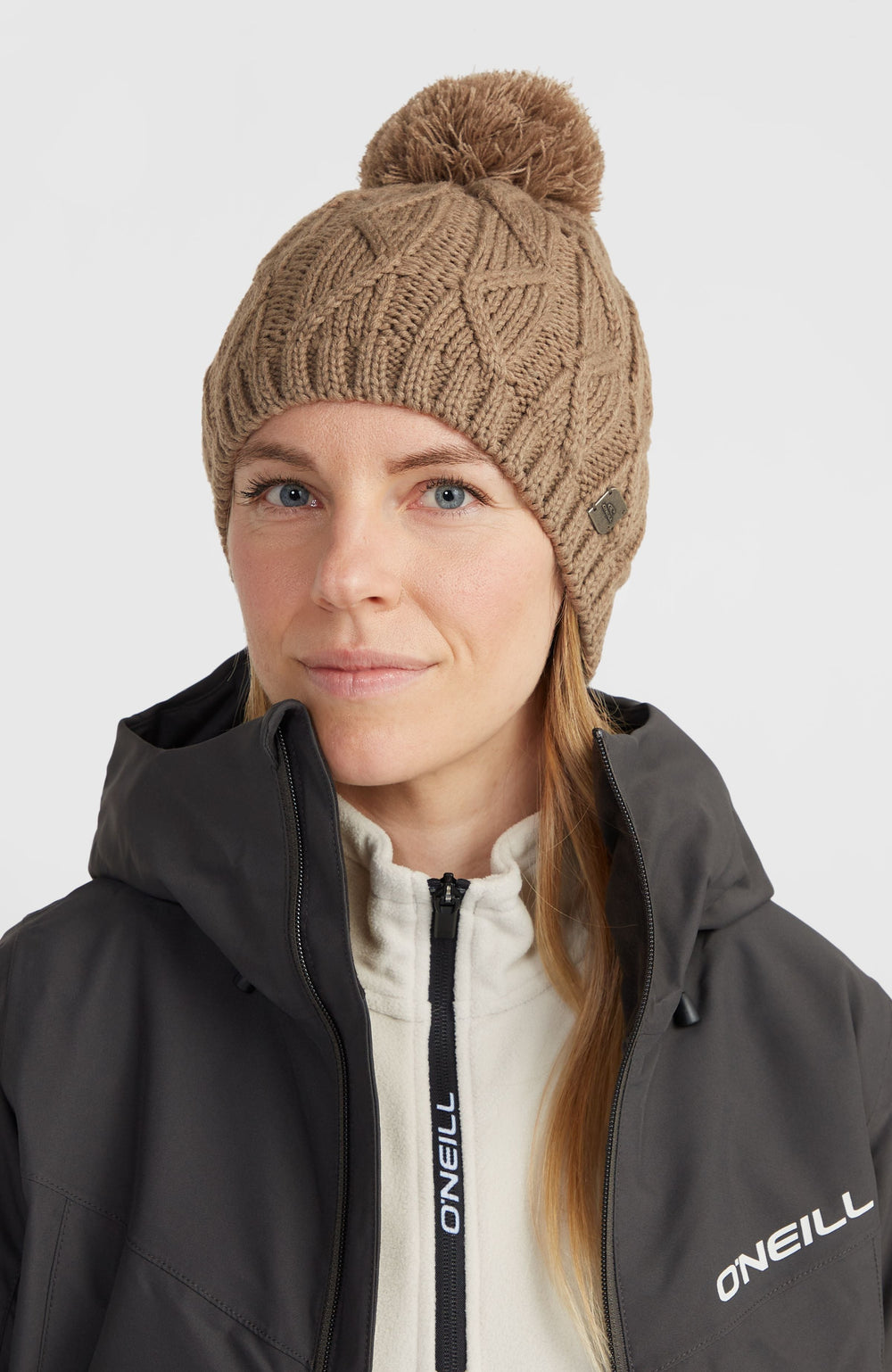 Nora Beanie Women - Concrete