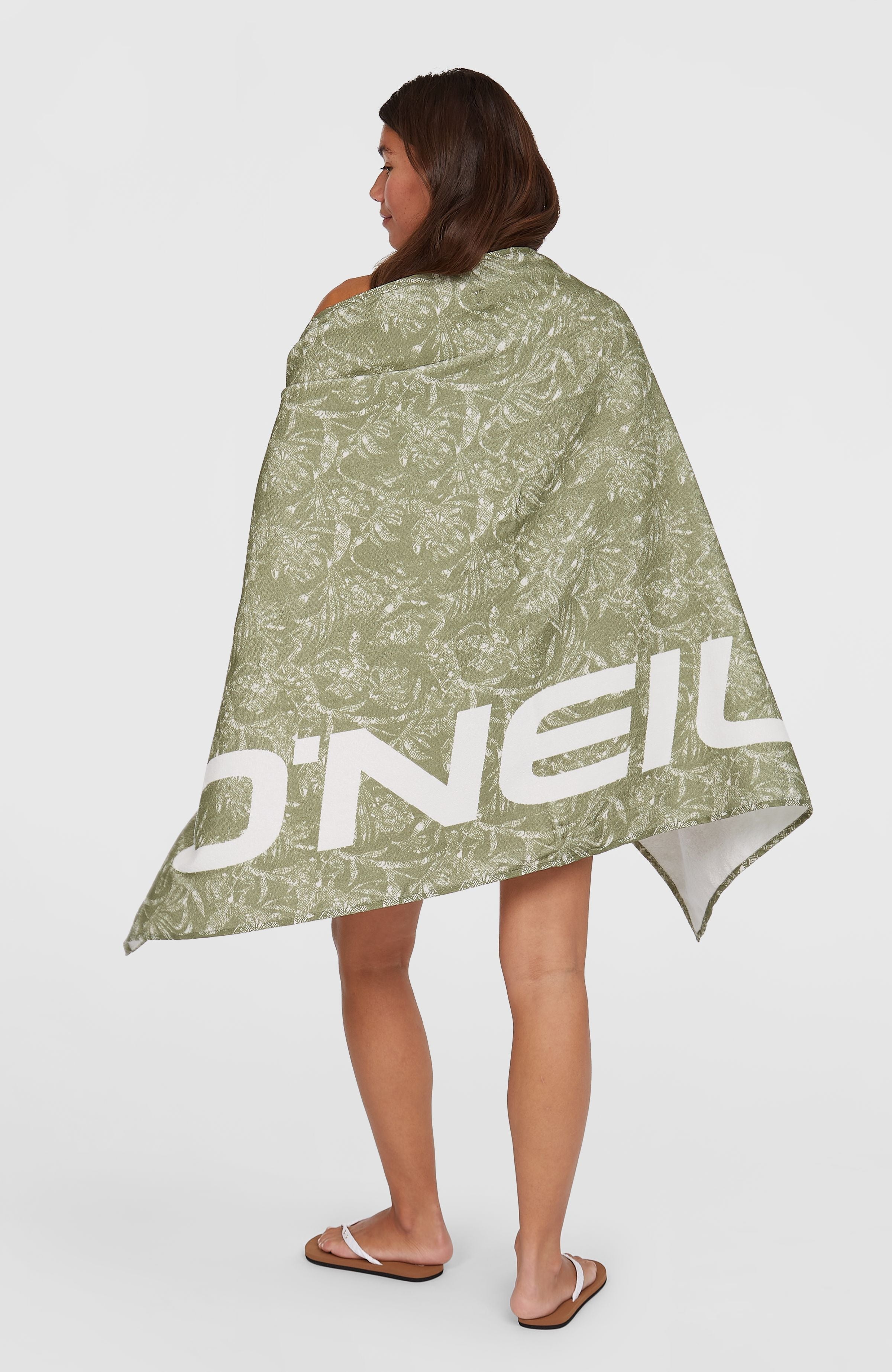 Seacoast Towel Women - Green Textured Jungle
