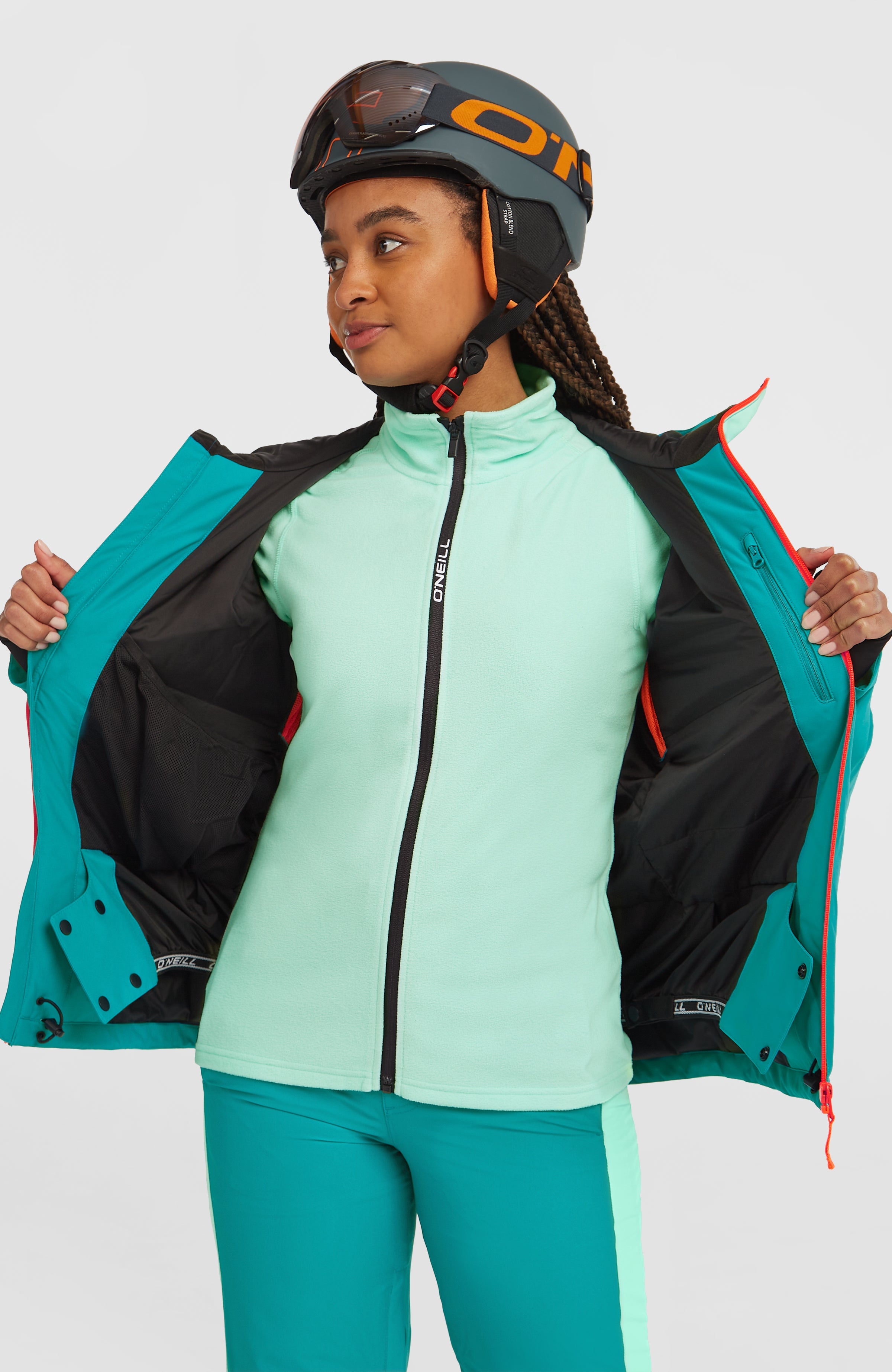 FWC'Cruz Duo Snow Jacket Women - Island Breeze Colour Block