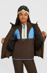 FWC'Cruz Duo Snow Jacket Women - Coffee Bean Colour Block