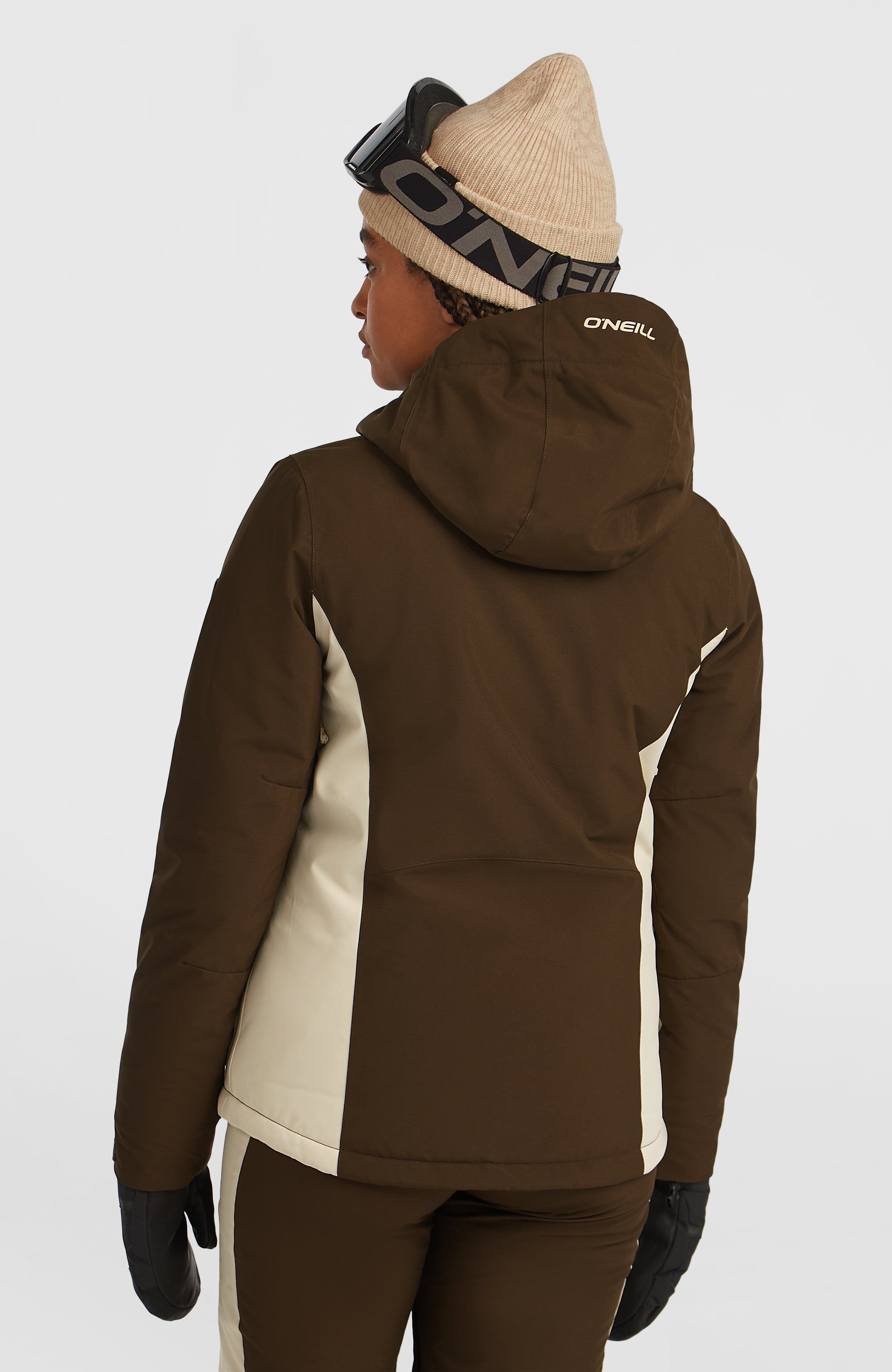 FWC'Cruz Duo Snow Jacket Women - Coffee Bean Colour Block