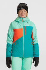 FWC'Cruz Triple Snow Jacket Women - Retro Mint Colour Block