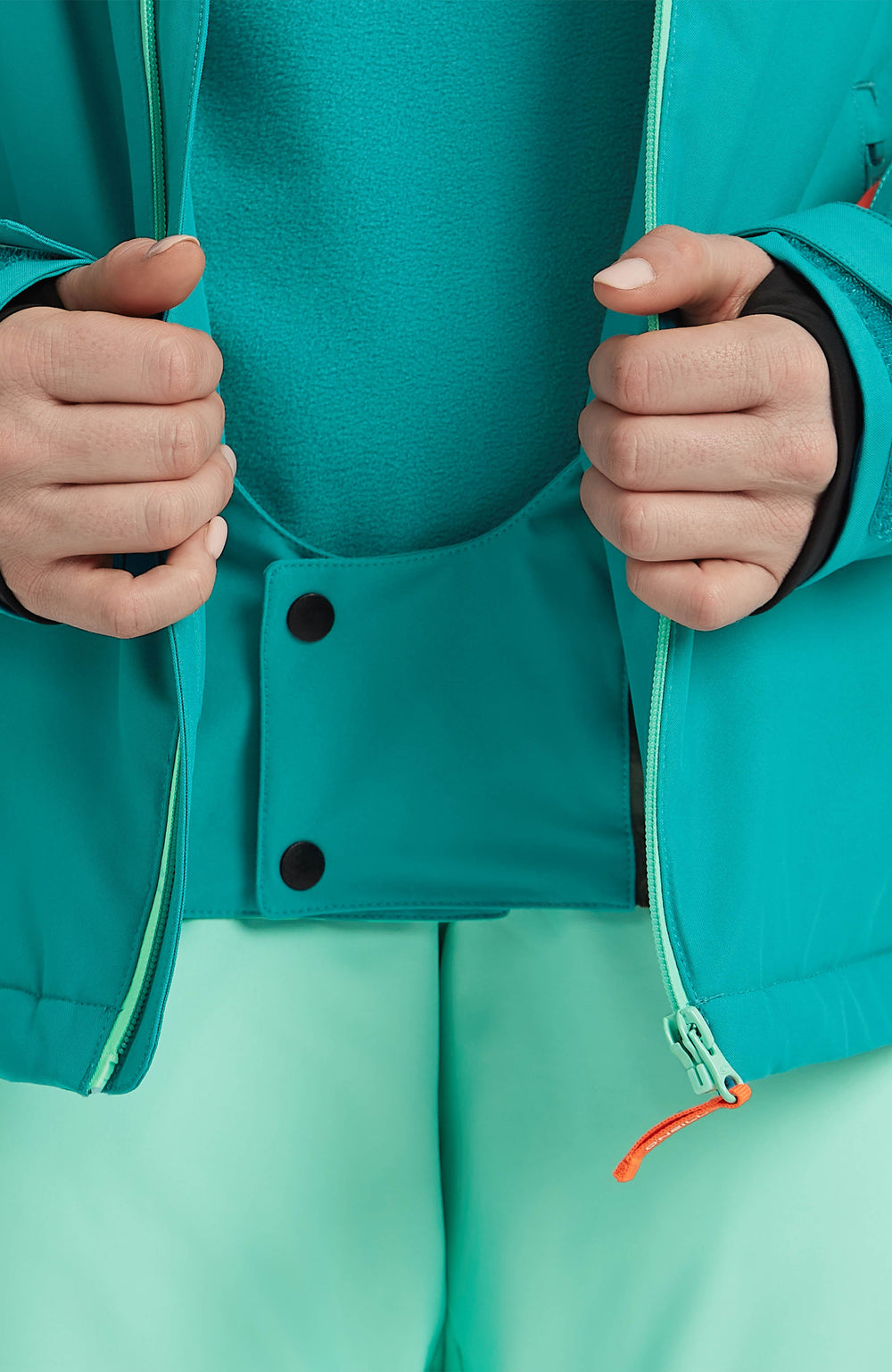 FWC'Cruz Triple Snow Jacket Women - Retro Mint Colour Block