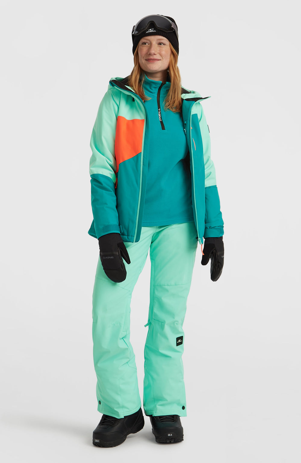 FWC'Cruz Triple Snow Jacket Women - Retro Mint Colour Block