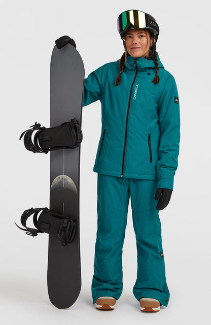 FWC'Cruz Melange Snow Jacket Women - Island Breeze