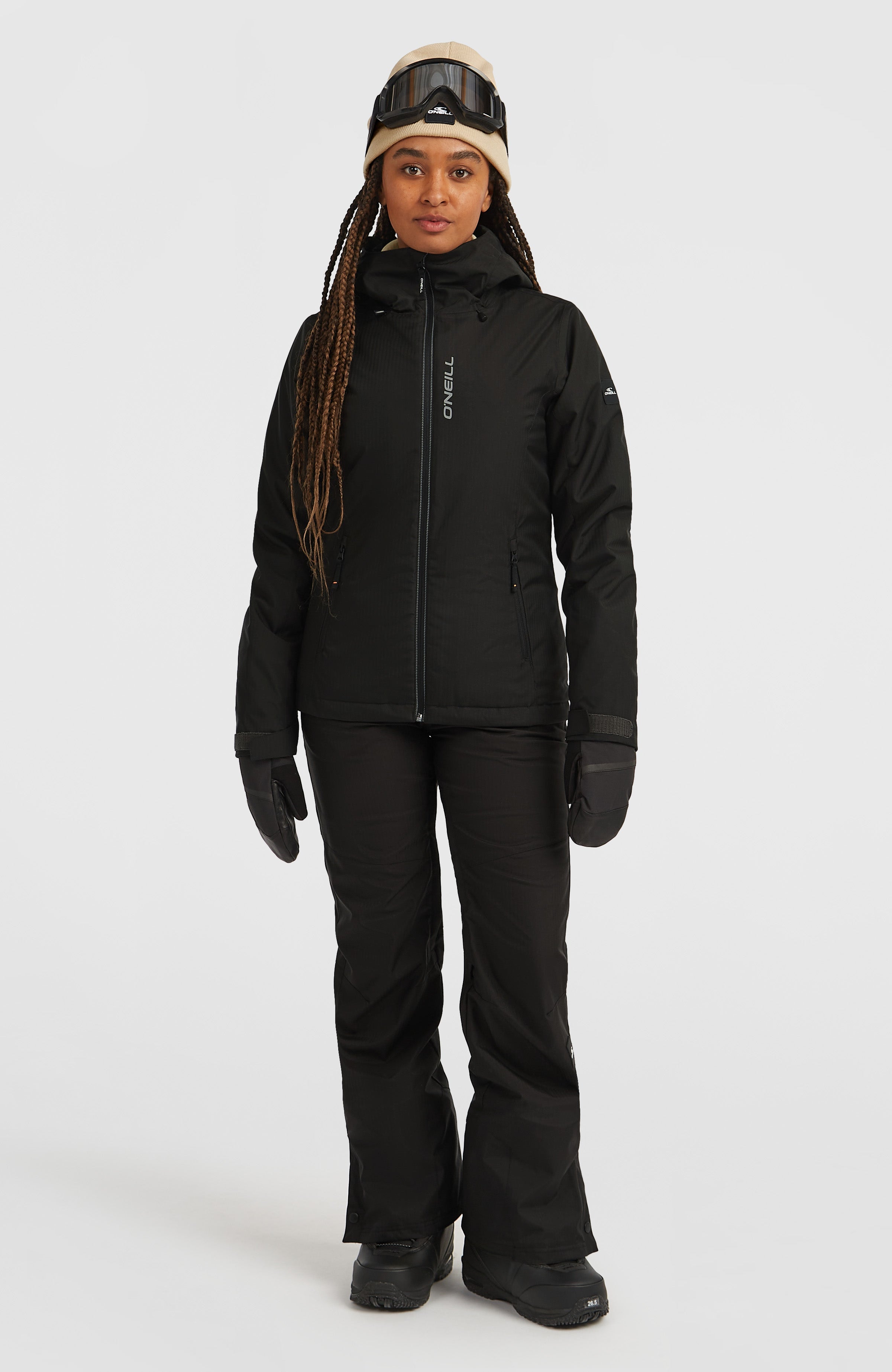 FWC'Cruz Melange Snow Jacket Women - Raven