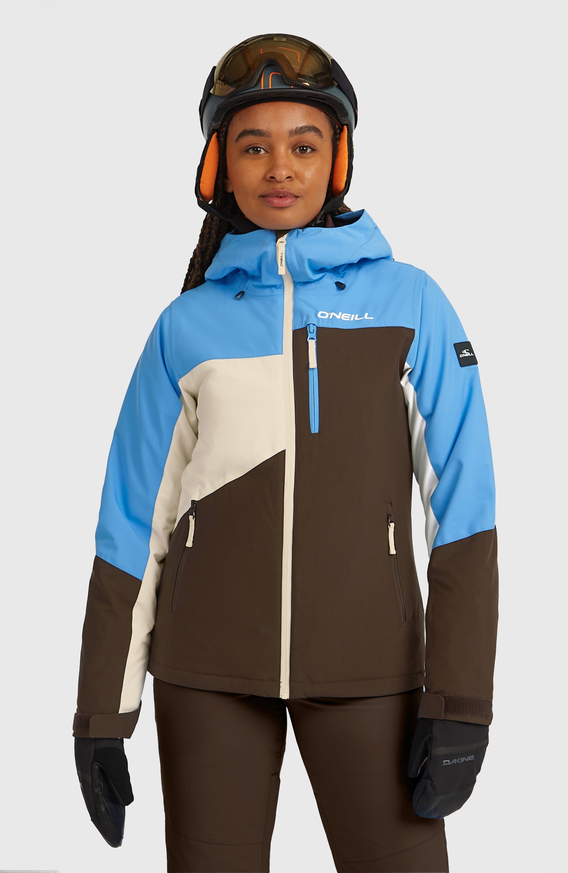 FWC'Cruz Triple Snow Jacket Women - Blue Poppy Colour Block