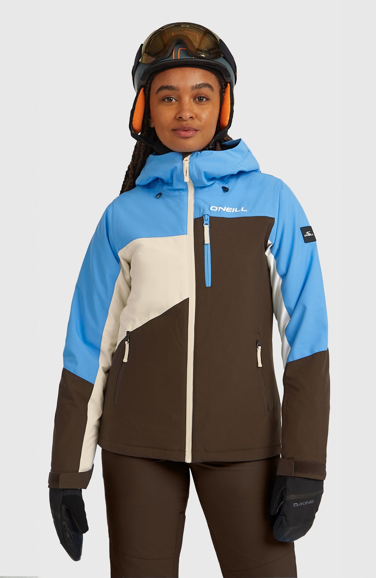 FWC'Cruz Triple Snow Jacket Women - Blue Poppy Colour Block