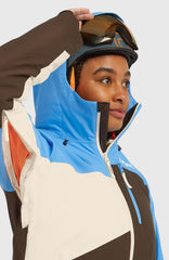 FWC'Cruz Triple Snow Jacket Women - Blue Poppy Colour Block