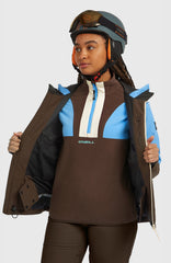 FWC'Cruz Triple Snow Jacket Women - Blue Poppy Colour Block