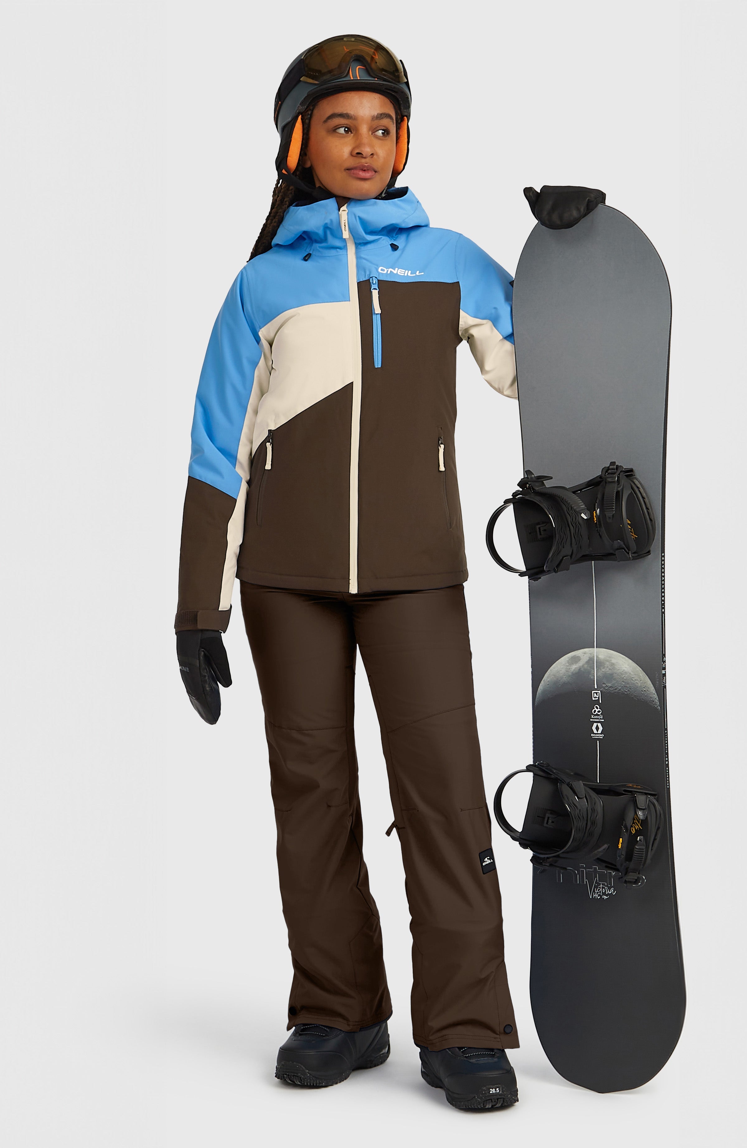 FWC'Cruz Triple Snow Jacket Women - Blue Poppy Colour Block