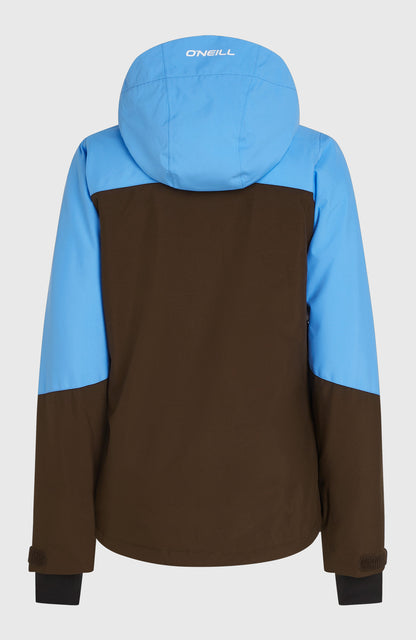 FWC'Cruz Triple Snow Jacket Women - Blue Poppy Colour Block