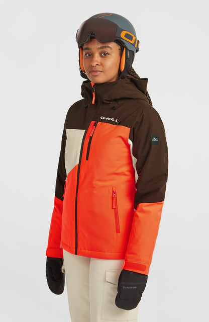 FWC'Cruz Triple Snow Jacket Women - Coffee Bean Colour Block