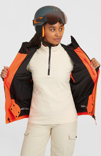 FWC'Cruz Triple Snow Jacket Women - Coffee Bean Colour Block