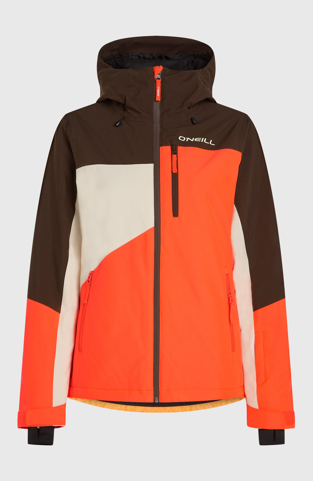 FWC'Cruz Triple Snow Jacket Women - Coffee Bean Colour Block