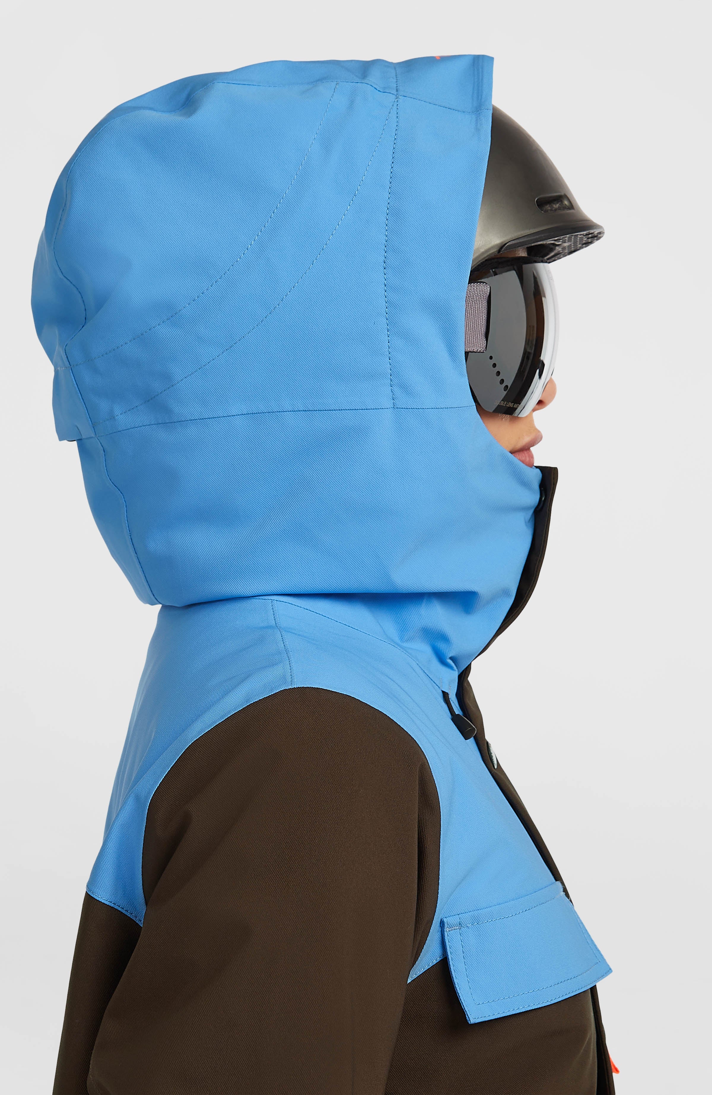 FWC'Peak Pro Snow Jacket Women - Blue Poppy Colour Block