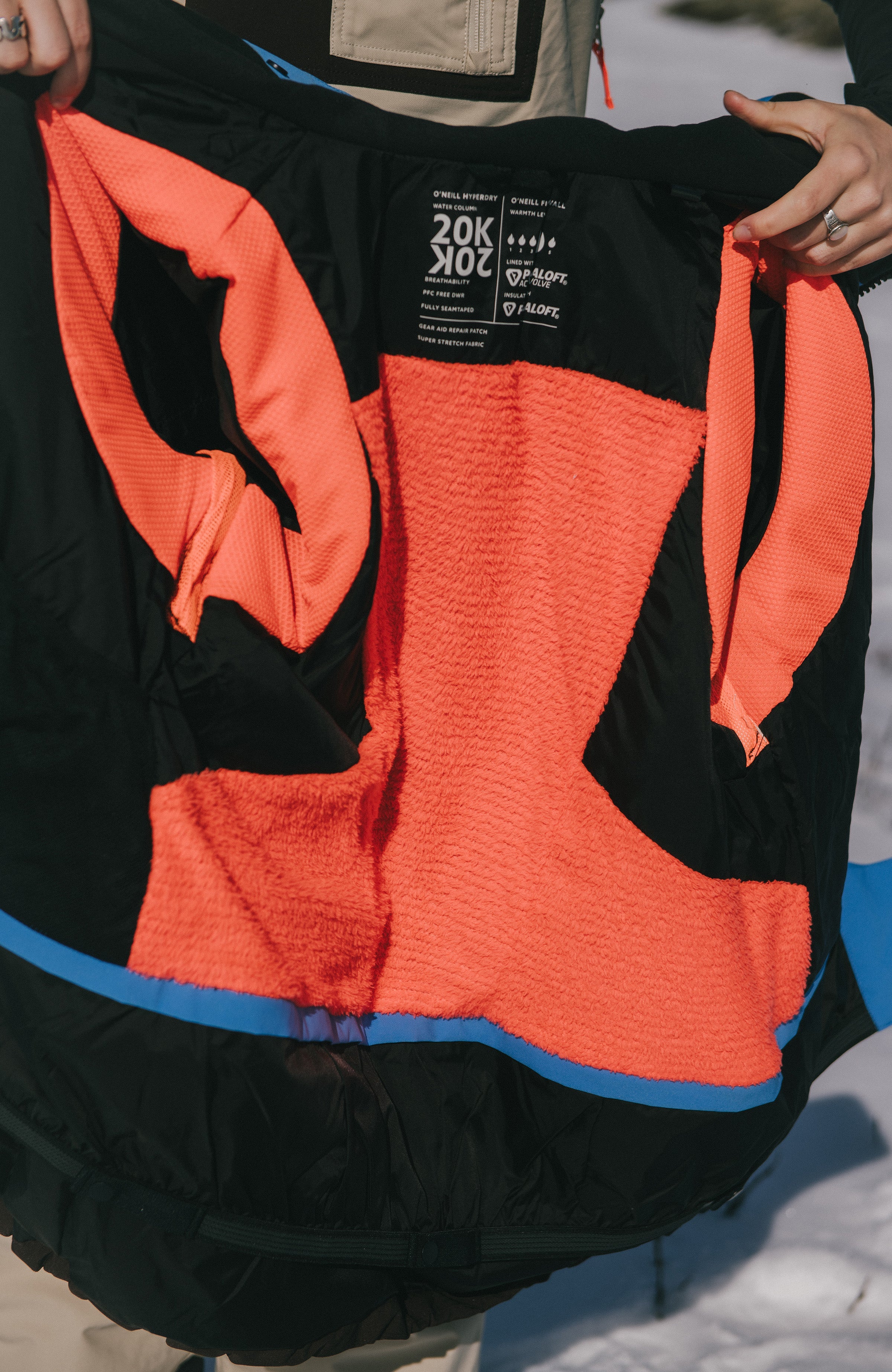 FWC'Peak Pro Snow Jacket Women - Blue Poppy Colour Block