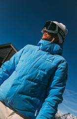 FWC'Cruz Hybrid Puffer Snow Jacket Women - Blue Poppy