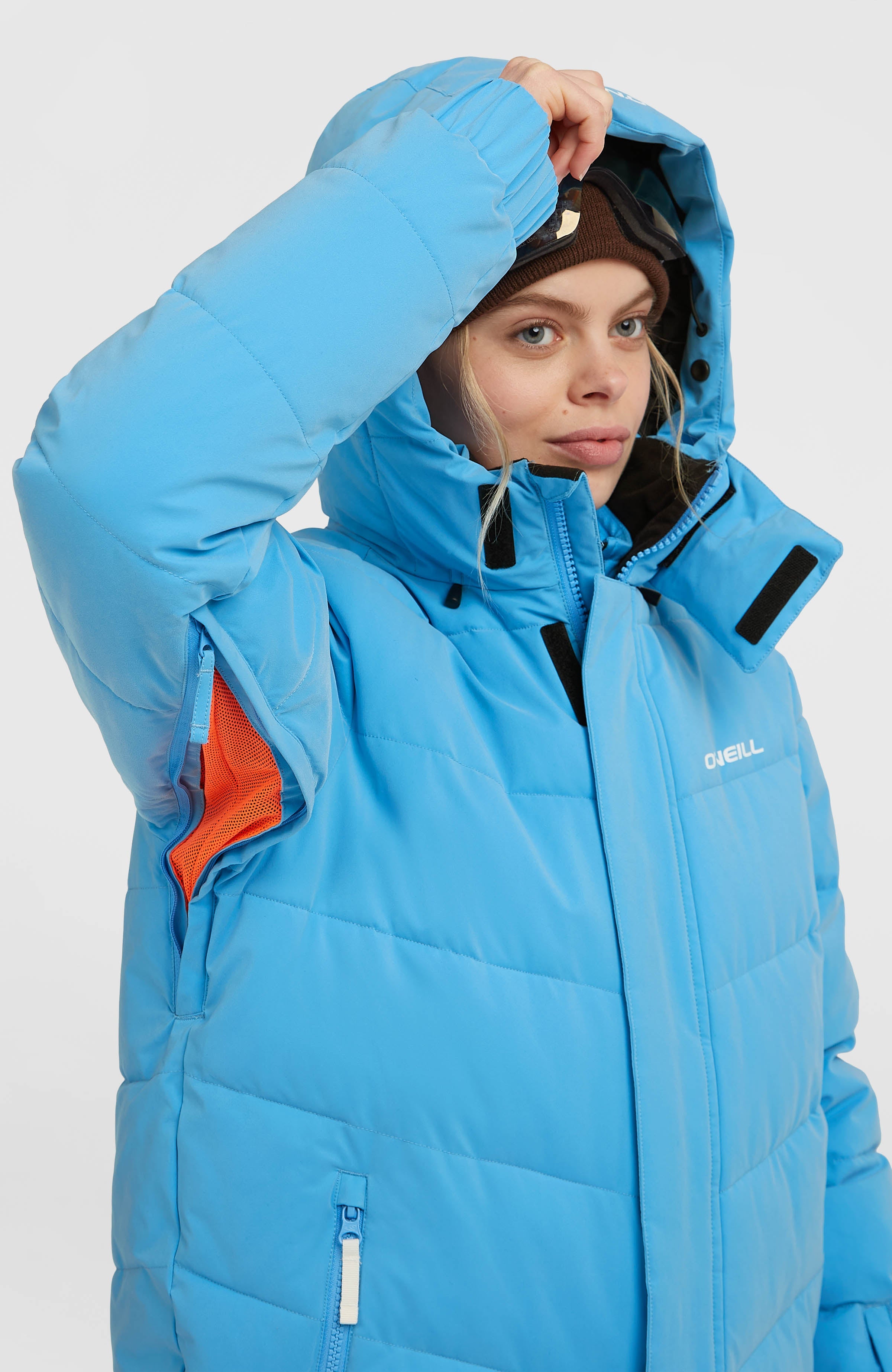 FWC'Cruz Hybrid Puffer Snow Jacket Women - Blue Poppy