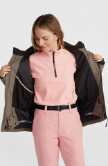Stuvite Snow Jacket Women - Concrete