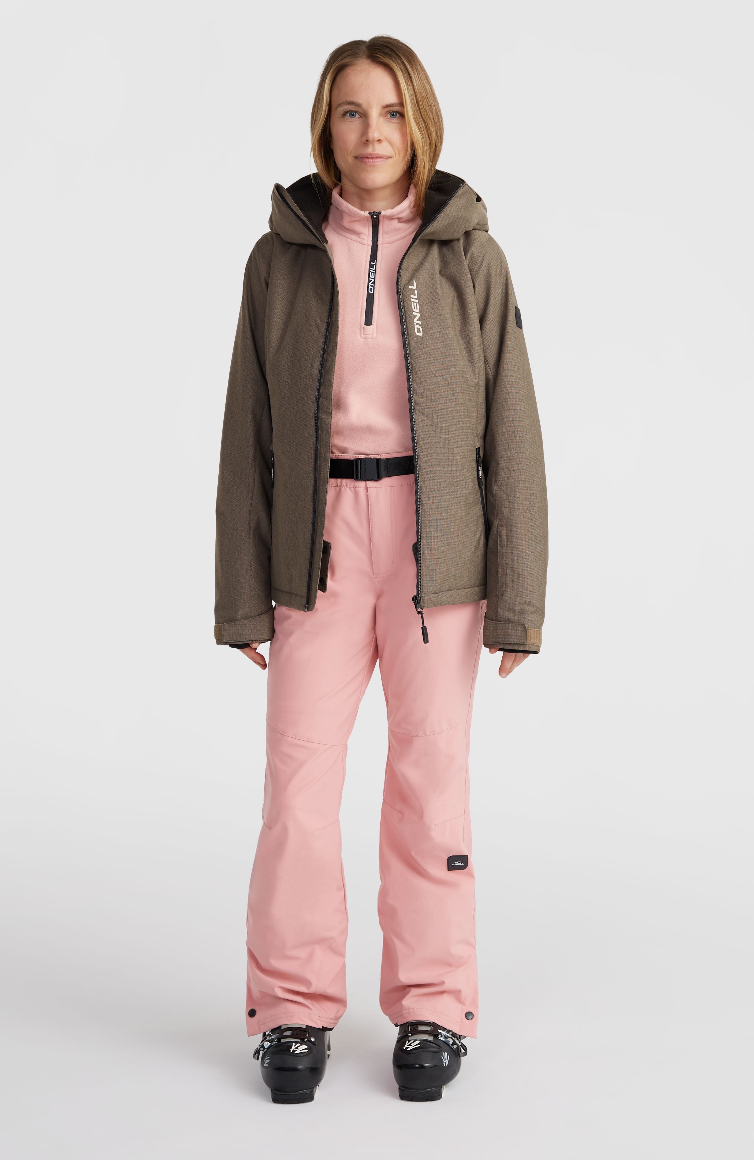 Stuvite Snow Jacket Women - Concrete