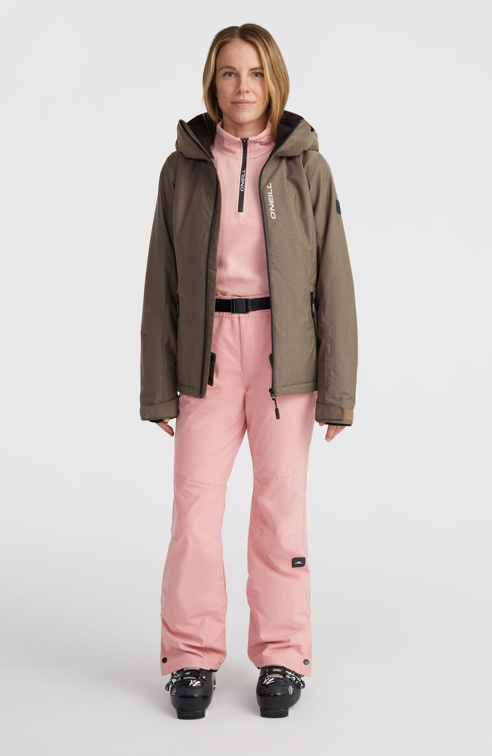 Stuvite Snow Jacket Women - Concrete
